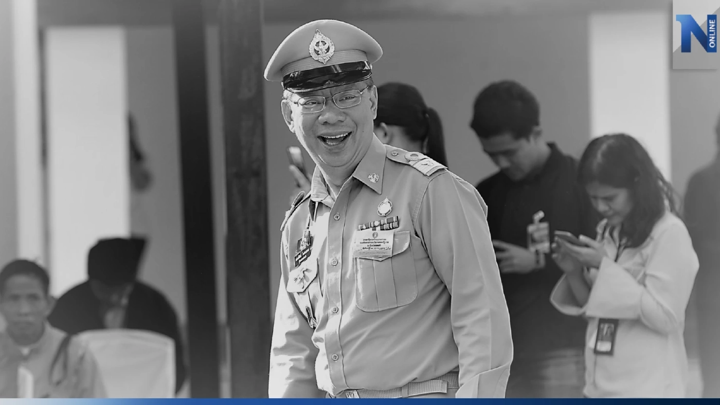 นายณรงค์ศักดิ์ โอสถธนากร ผู้ว่าราชการจังหวัดปทุมธานี หรือ &quot;ผู้ว่าหมูป่า&quot; 