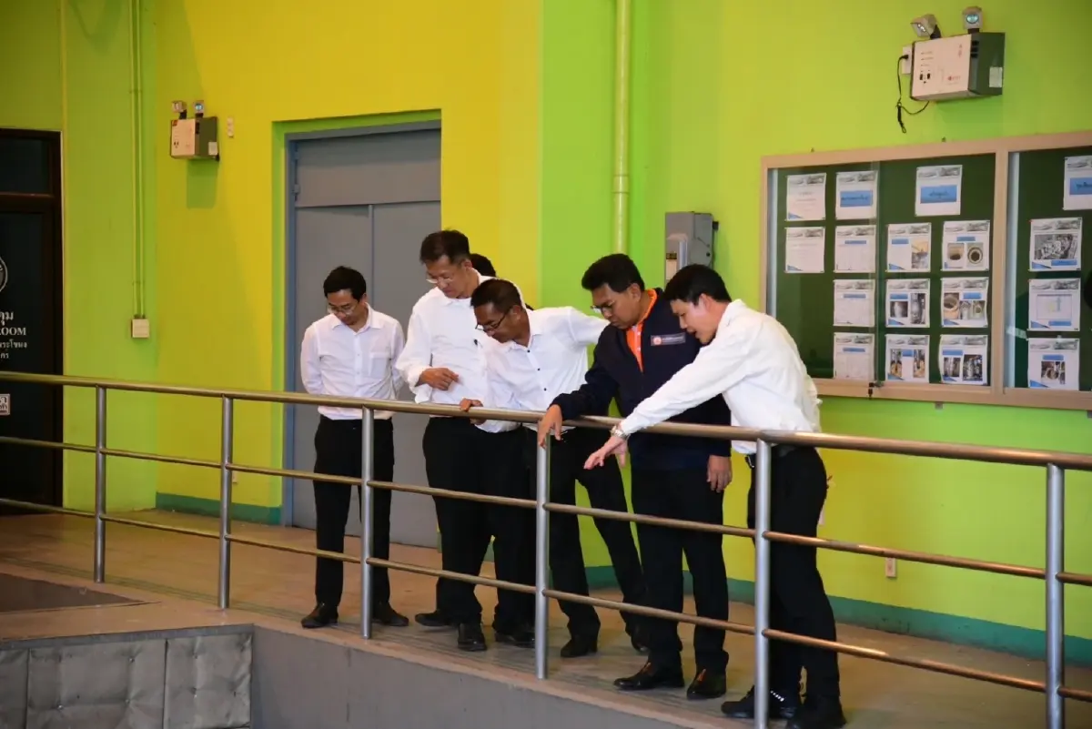 ผู้ว่าการ MEA ลงพื้นที่ตรวจสอบระบบไฟฟ้าสถานีสูบน้ำพระโขนง ร่วมกับ กทม. ดูแลระบบระบายน้ำช่วงฤดูฝน