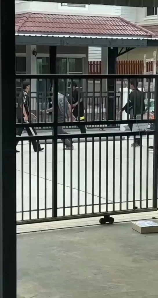 บริเวณจุดที่เกิดเหตุ