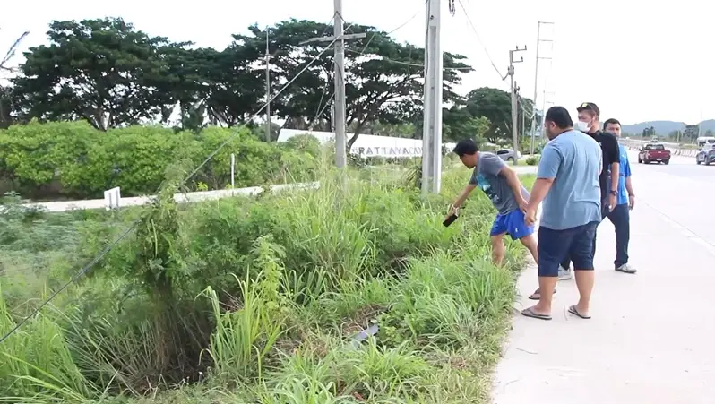 บริเวณจุดที่เกิดเหตุ