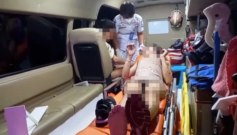 สภาพผู้บาดเจ็บทั้งสองราย