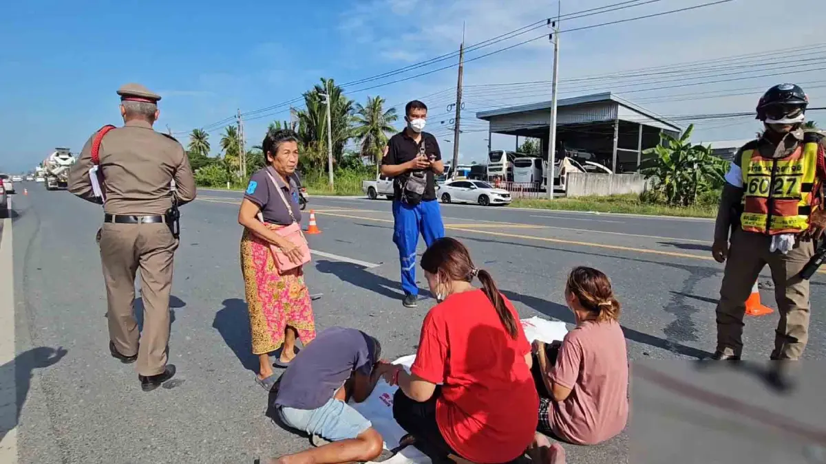 สลดซ้ำ! ครอบครัวเพิ่งเผาศพแม่เสร็จเมื่อวาน วันนี้ลูกสาว วัย 65 ถูกรถชนดับ