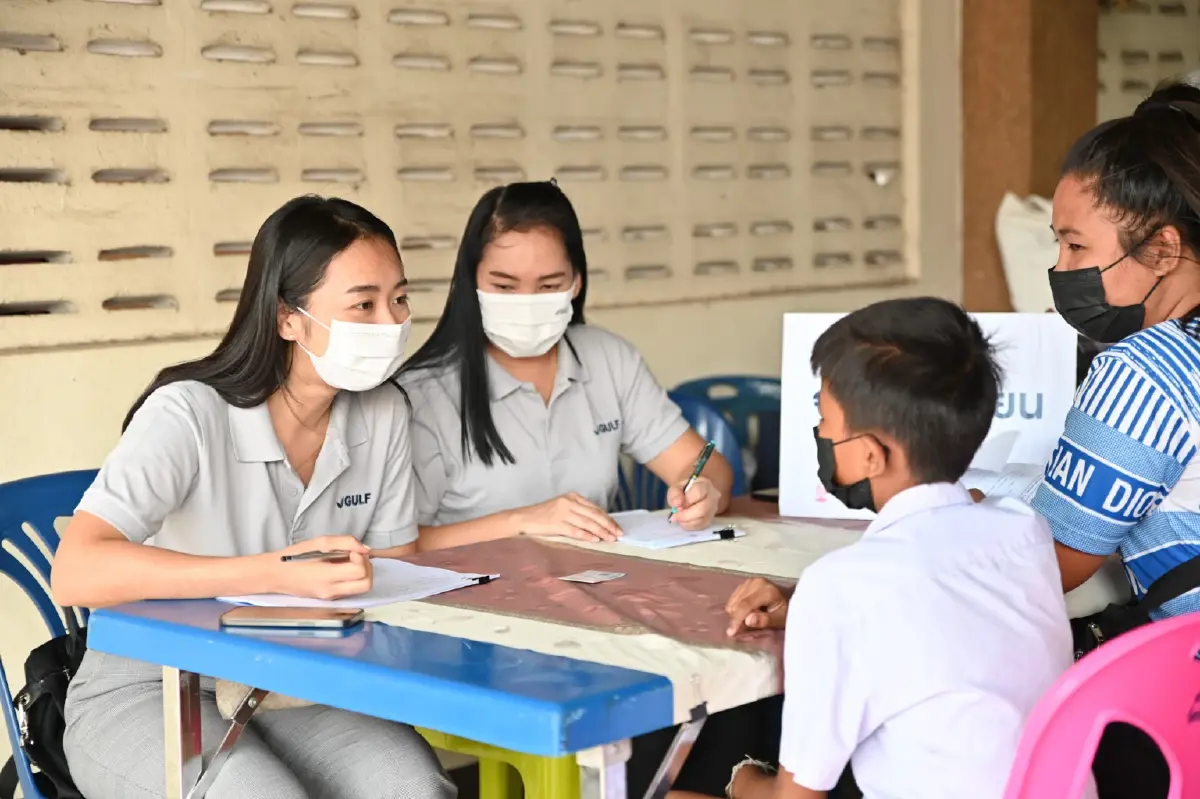 กัลฟ์ ผนึก ทันตะ จุฬาฯ ลงพื้นที่จัดกิจกรรม GULF Sparks Smiles 2023 หน่วยที่2