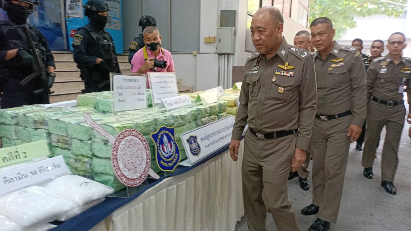 บช.ปส.ทลาย 4 เครือข่ายยาเสพติด ยึดของกลางยาบ้า 12 ล้านเม็ด-คีตามีน 30 กิโล