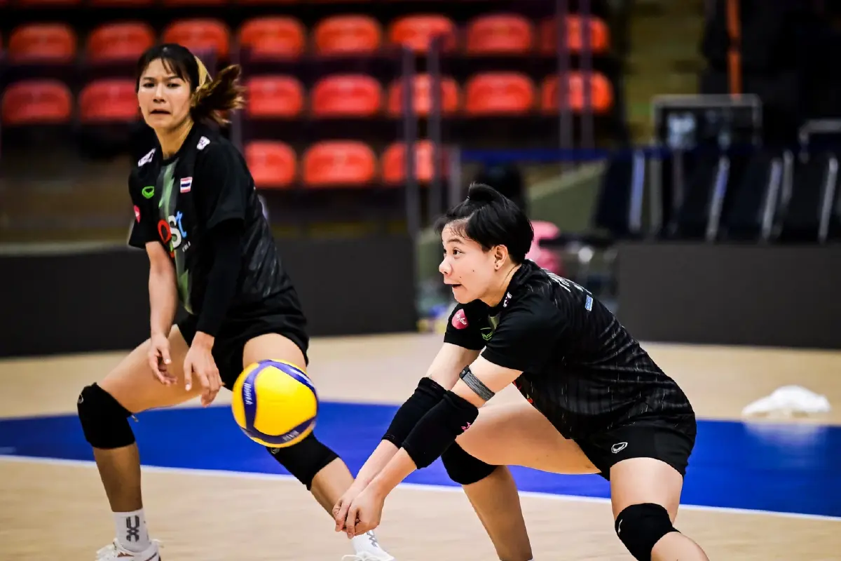 วอลเลย์บอลหญิงทีมชาติไทย ซ้อมสนามจริงก่อนดวล เนเธอร์แลนด์