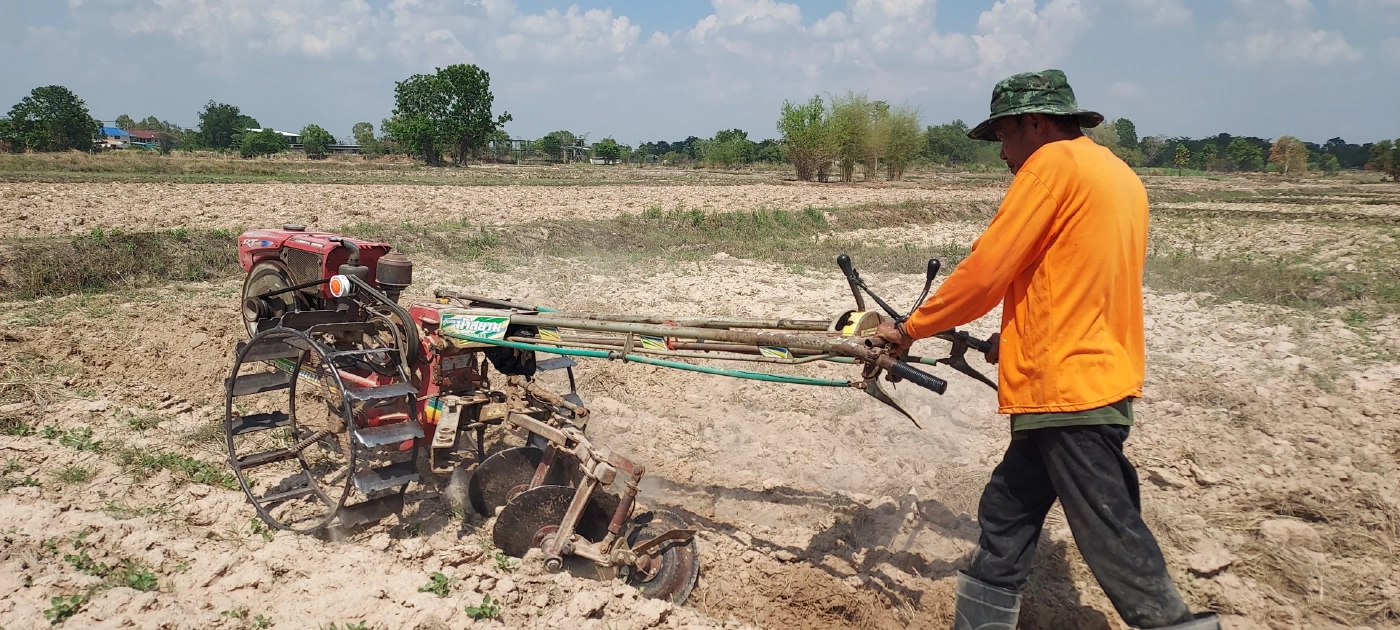 ชาวนากาฬสินธุ์ระทม ต้องทำนาบนพื้นดินที่แห้งแล้ง หลังฝนไม่ตกตามฤดูกาล