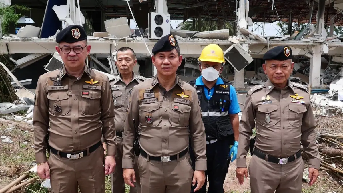 พฐ.ตรวจที่เกิดเหตุ แก๊สระเบิดโรงแรม จ.ราชบุรี ยัน ไม่ใช่ก่อการร้าย