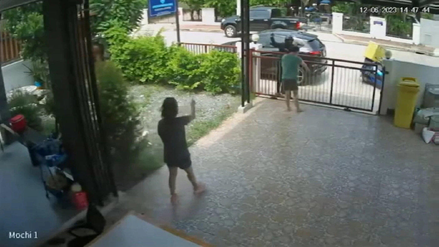 ภาพจากบ้านที่เกิดเหตุ