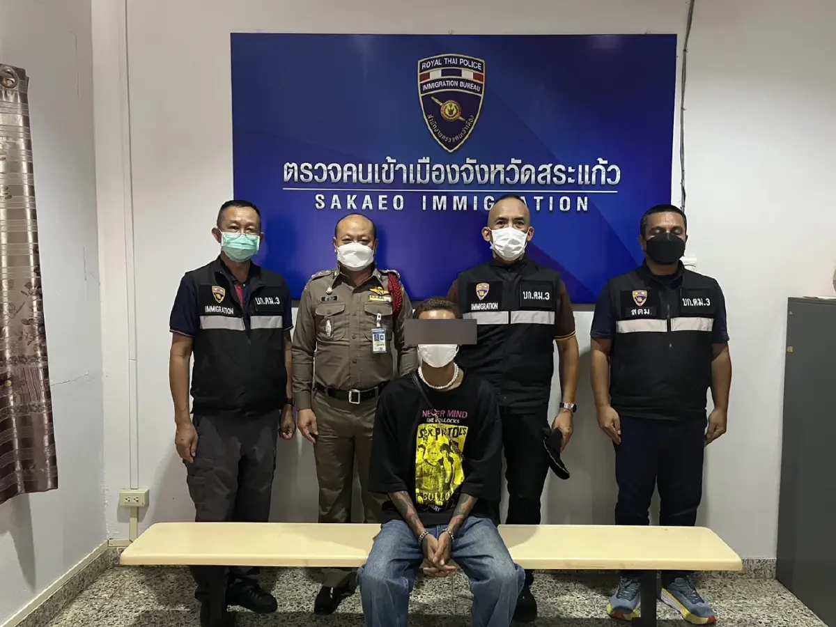 ตม.สระแก้ว รวบเครือข่าย"สารวัตรซัว" ฟอกเงิน-พนันออนไลน์ คาด่านอรัญประเทศ