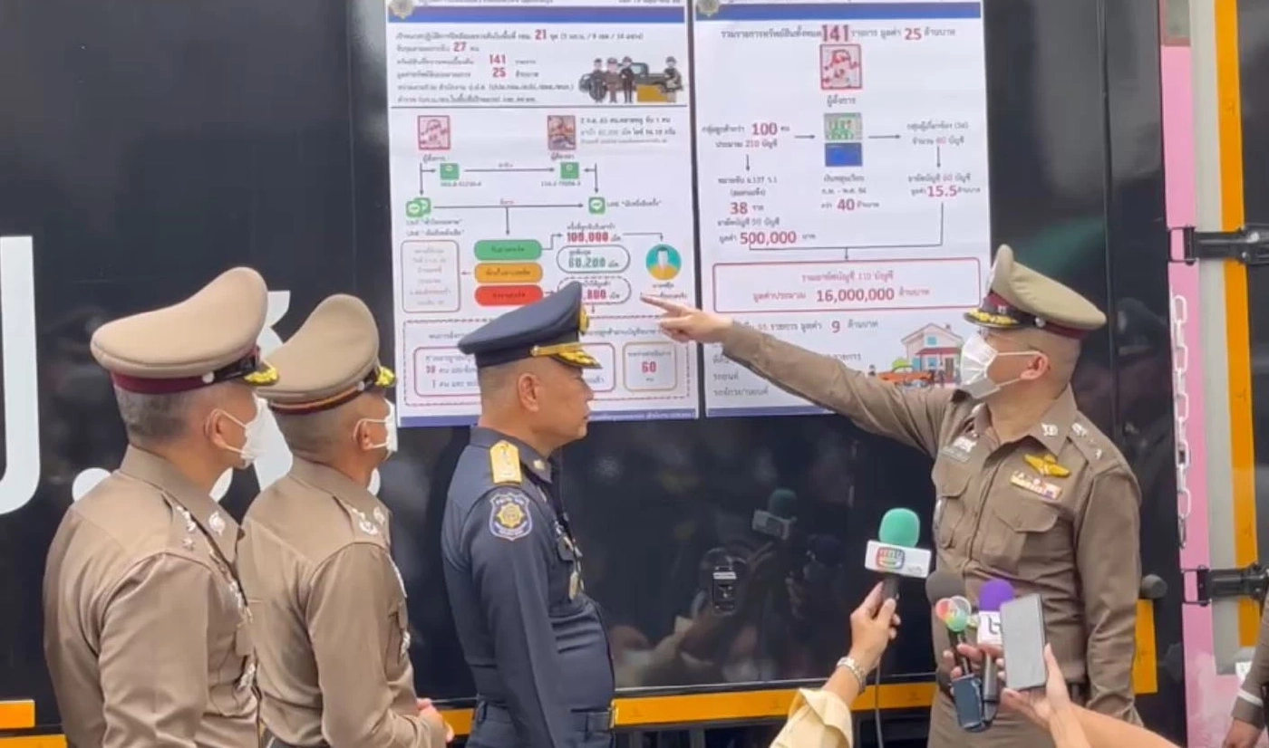 ป.ป.ส.-ตร. ทลายเครือข่ายยาฝั่งธน ยึดทรัพย์สิน-บัญชีกว่า 65 ล้านบาท