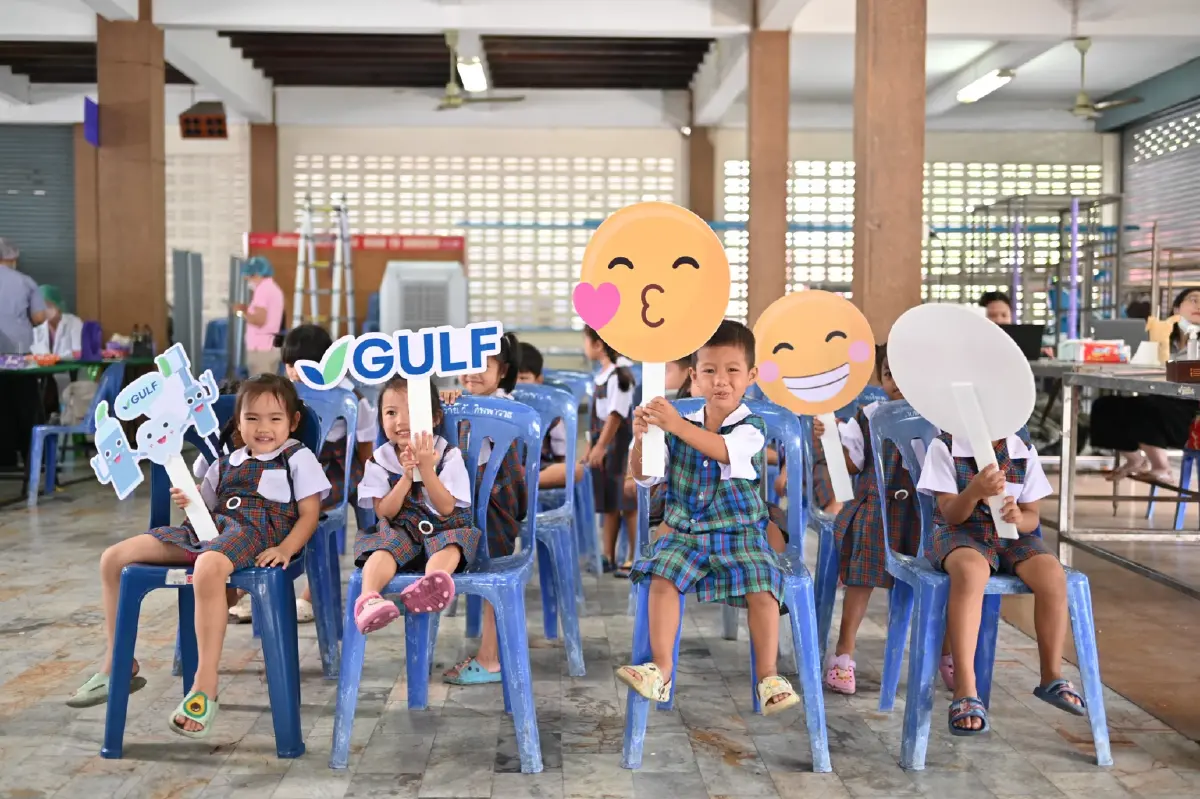 กัลฟ์ ผนึก ทันตะ จุฬาฯ ลงพื้นที่จัดกิจกรรม GULF Sparks Smiles 2023 หน่วยที่2