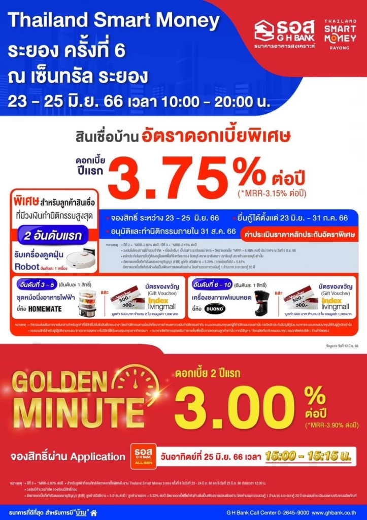 พาส่องงาน “Thailand Smart Money ระยอง” แบงก์ไหนดีลเด็ด โปรปัง รวมครบจบที่นี่!