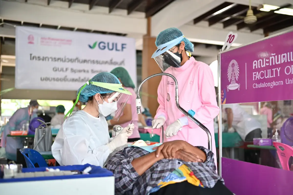 กัลฟ์ ผนึก ทันตะ จุฬาฯ ลงพื้นที่จัดกิจกรรม GULF Sparks Smiles 2023 หน่วยที่2