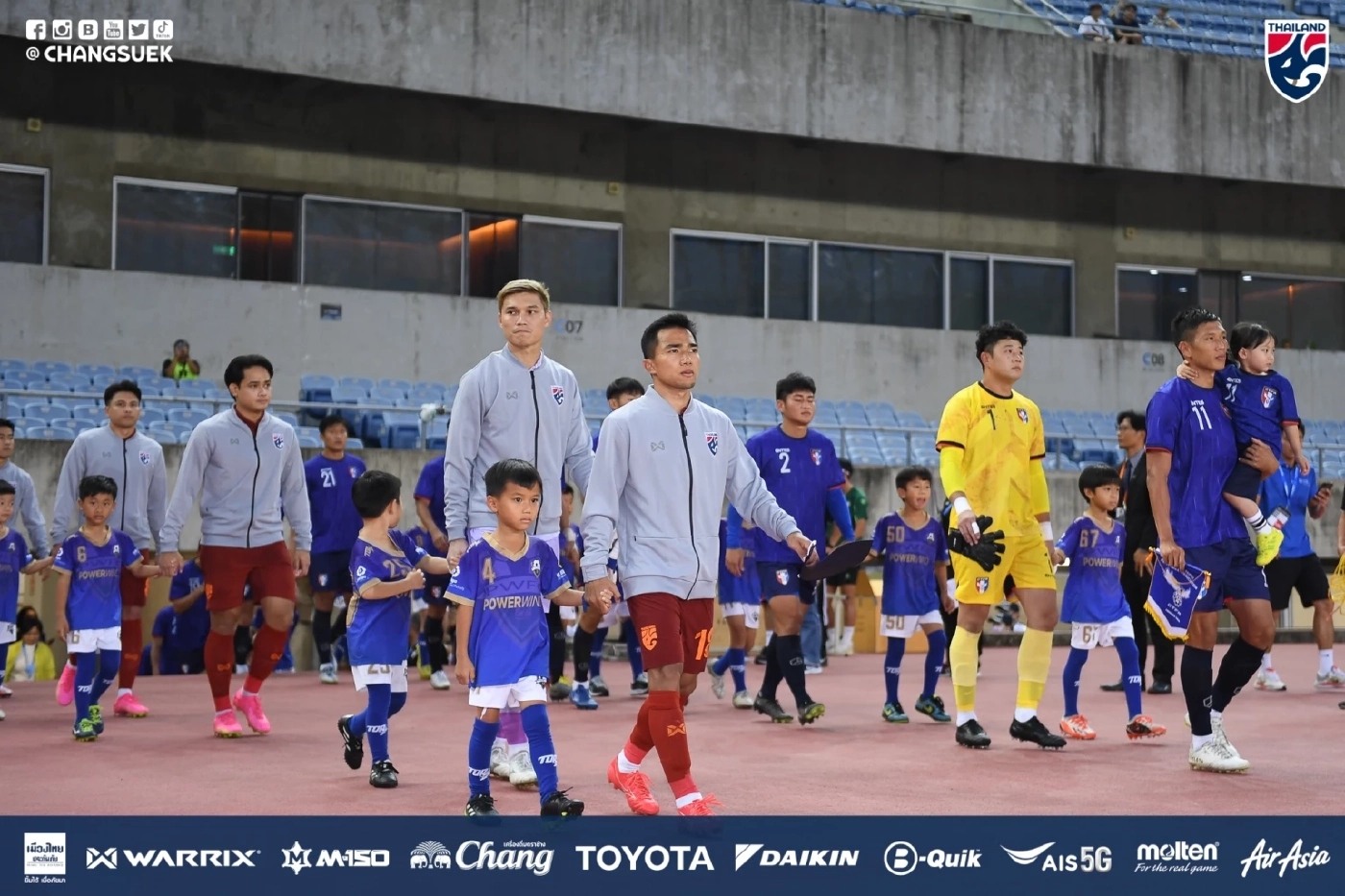 ดูบอลสด "ฮ่องกง vs ไทย" อุ่นเครื่องฟีฟ่าเดย์ 19.00 น. เช็กสถิติ-ความพร้อมล่าสุด