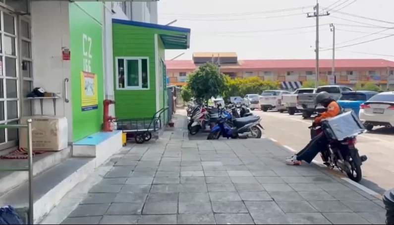 บริเวณจุดที่เกิดเหตุ