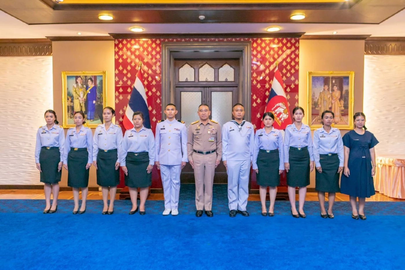 "ผบ.ทร." เป็นประธานพิธีบรรจุขรก. ทดแทนกำลังพลเรือหลวงสุโขทัย ที่เสียชีวิต