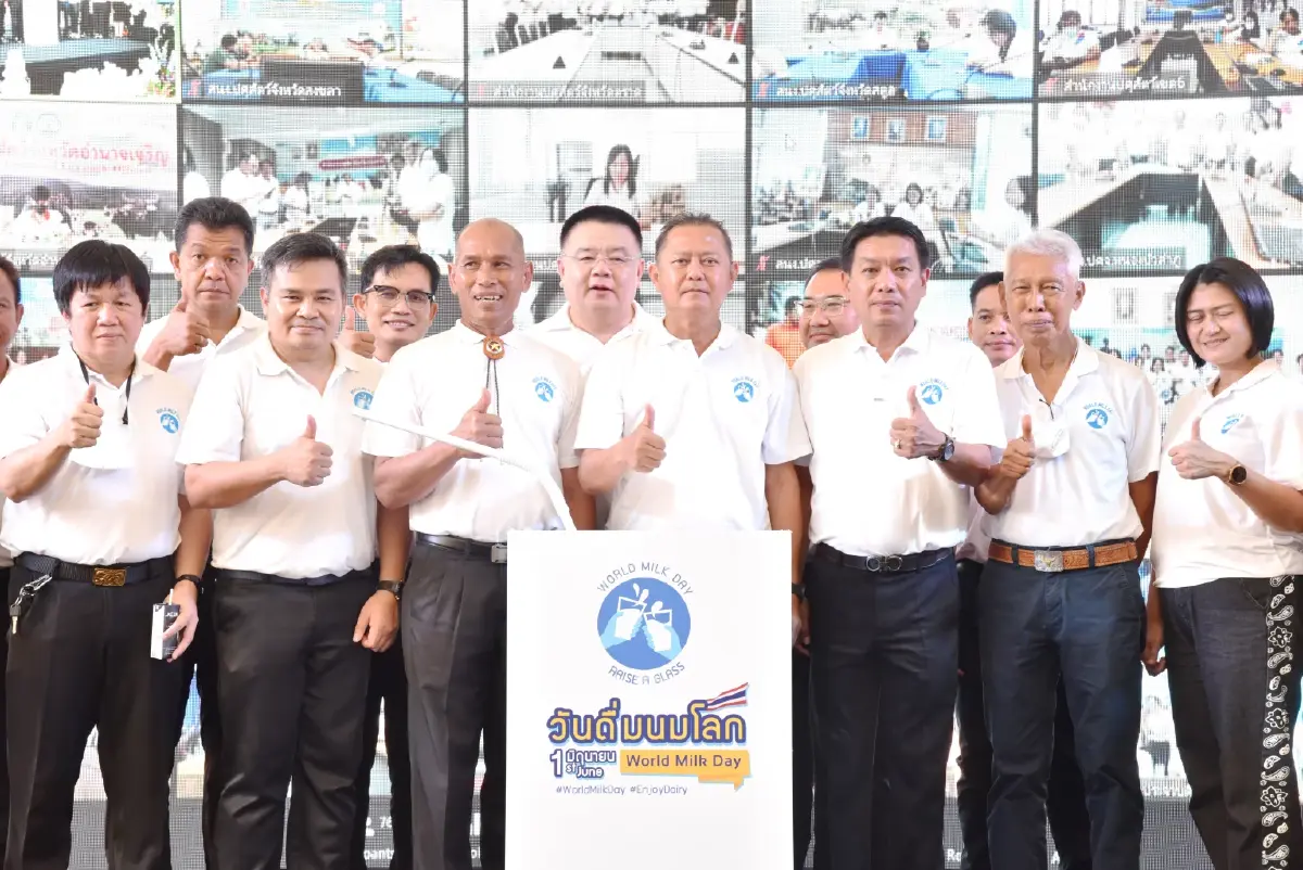 "วันดื่มนมโลก" กรมปศุสัตว์ดันคนไทยดื่มนมเพิ่ม 25 ลิตรต่อคนต่อปี ภายในปี 70