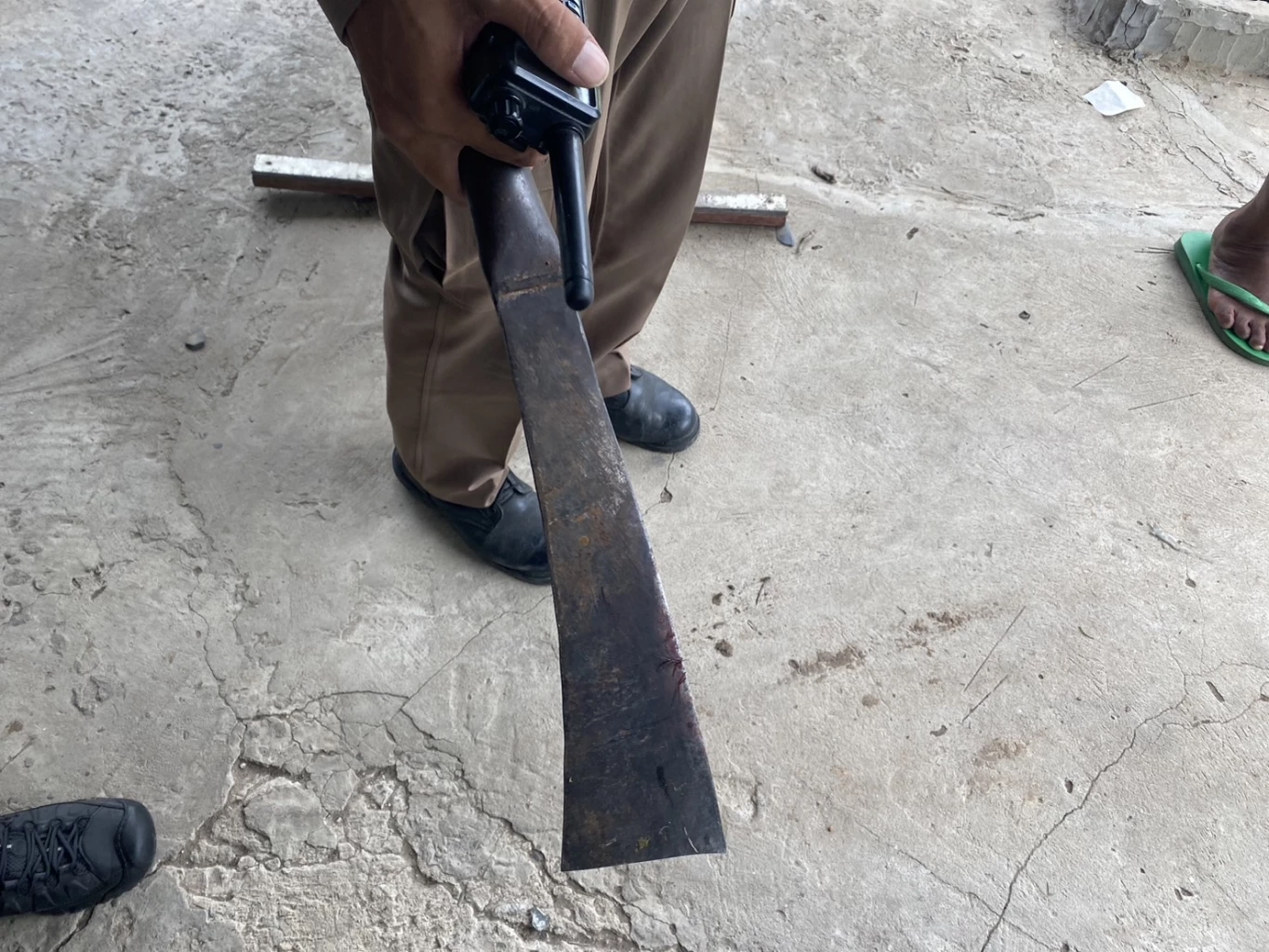 อาวุธที่ใช้ก่อเหตุ