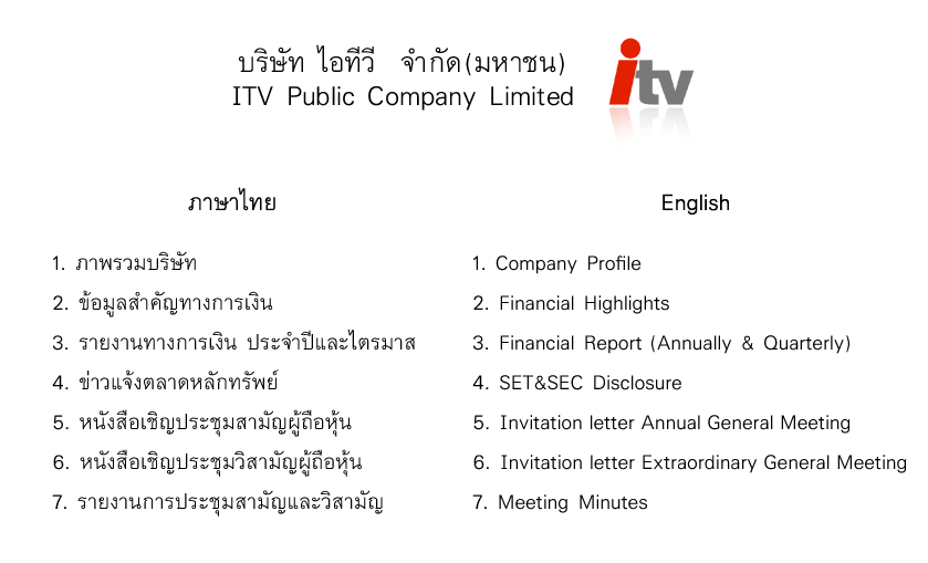 ด่วน! "ไอทีวี"แจงแล้ว ปม บันทึกรายงานการประชุมผู้ถือหุ้นที่อ้างว่ามีพิรุธ