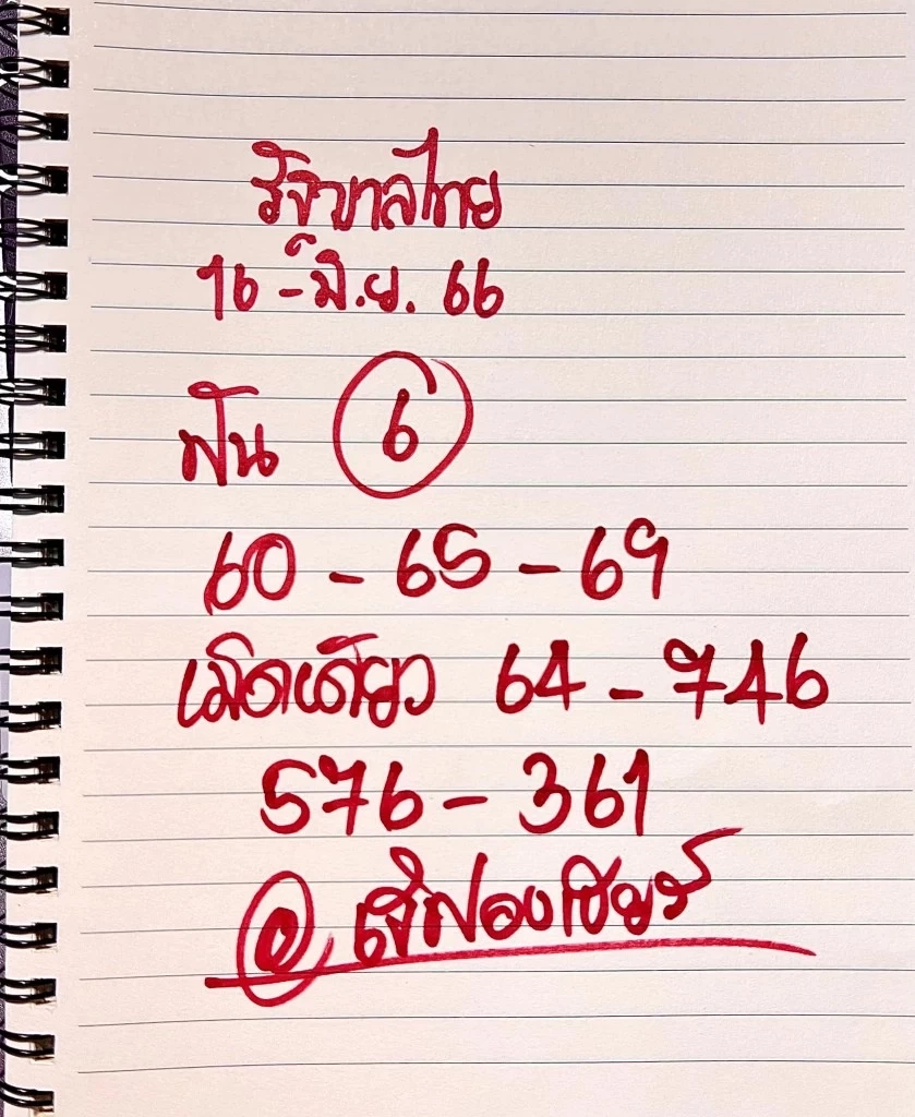 รวมเลขเด็ดเลขดัง จัดให้จุกๆ หวยงวด16/6/66 ครบทุกสำนักดังมาแรง จัดไปเลยจ้า