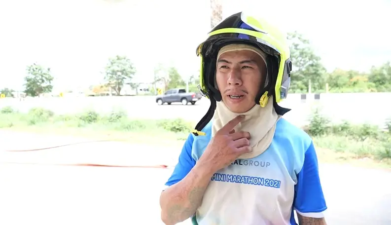 นายณรงค์ชัย สมโพธิ์รุ่งเรือง เจ้าหน้าที่กู้ภัย มูลนิธิสว่างเบญจธรรม สมุทรสงคราม