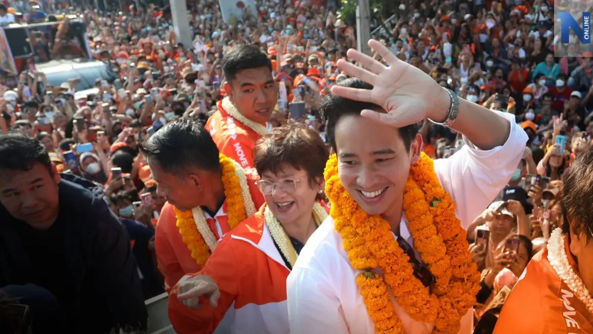 พิธา ลิ้มเจริญรัตน์ หัวหน้าพรรคก้าวไกล ผู้กำลังเผชิญด่านหินก่อนโหวตนายกฯมากมาย 