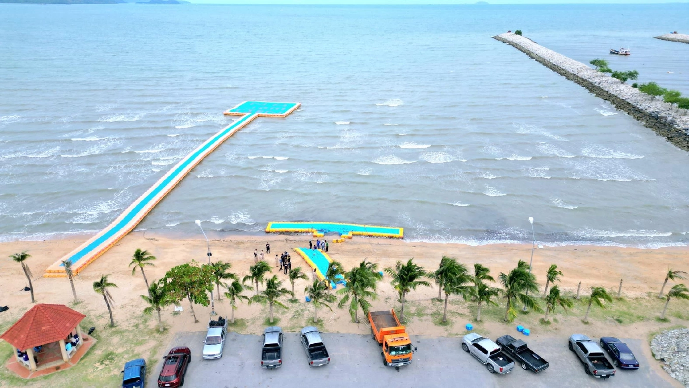 นายกฯ นาจอมเทียน นำทีมฟื้นฟู "หาดสมประสงค์" หลังถูก "มรสุม" ถล่มเสียหายยับ