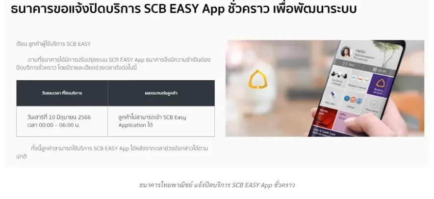 "3 แบงก์ใหญ่" ปิดปรับปรุงระบบเดือนมิ.ย.เช็กรายละเอียดได้ที่นี่