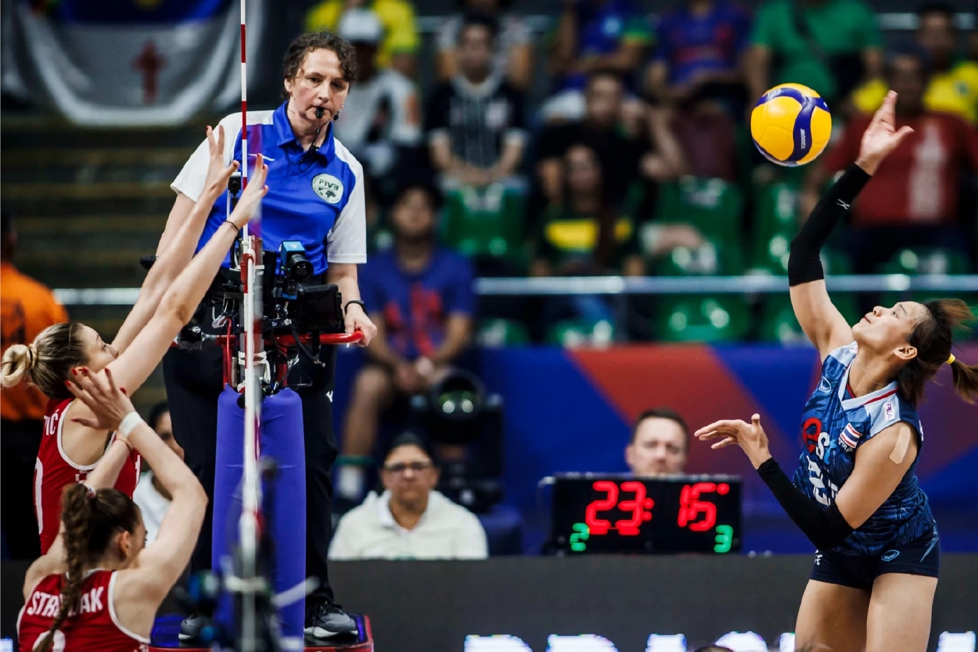 วอลเลย์บอลหญิงทีมชาติไทย พ่าย โครเอเชีย 3 เซตรวด ส่งท้าย VNL 2023 สนาม 2