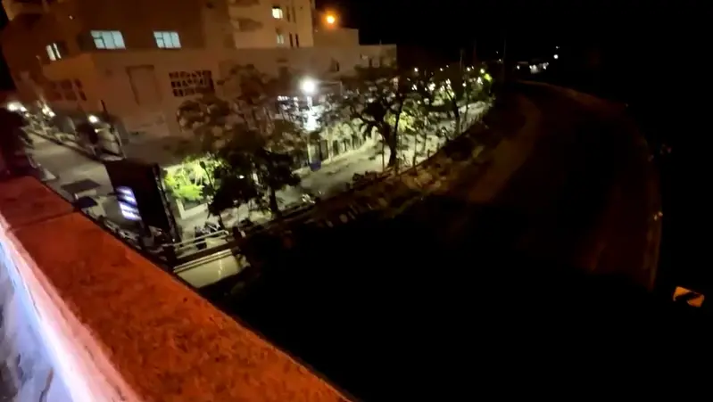 บริเวณจุดที่เกิดเหตุ