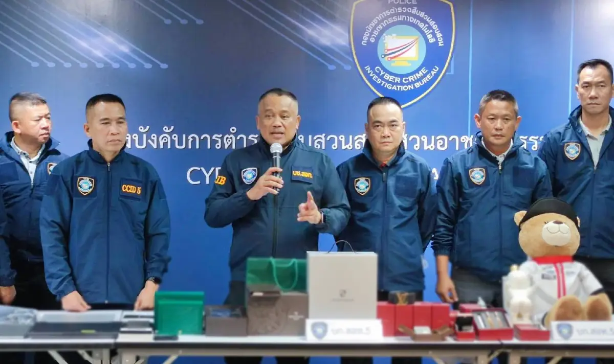 บุกทลายเครือข่ายแก๊งจีน ปล่อยเงินกู้ทิพย์ออนไลน์ ยึดทรัพย์ 100 ล้าน