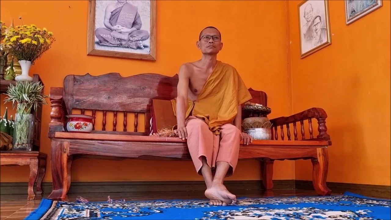 พระอาจารย์บุญมา เจ้าอาวาสสำนักสงฆ์ฯ 