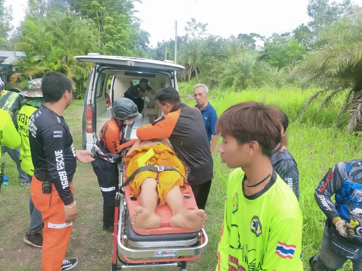 พระหลงป่าวังน้ำเขียว กู้ภัยฯ ระดมค้นหาข้ามคืน เจอในสภาพอิดโรย
