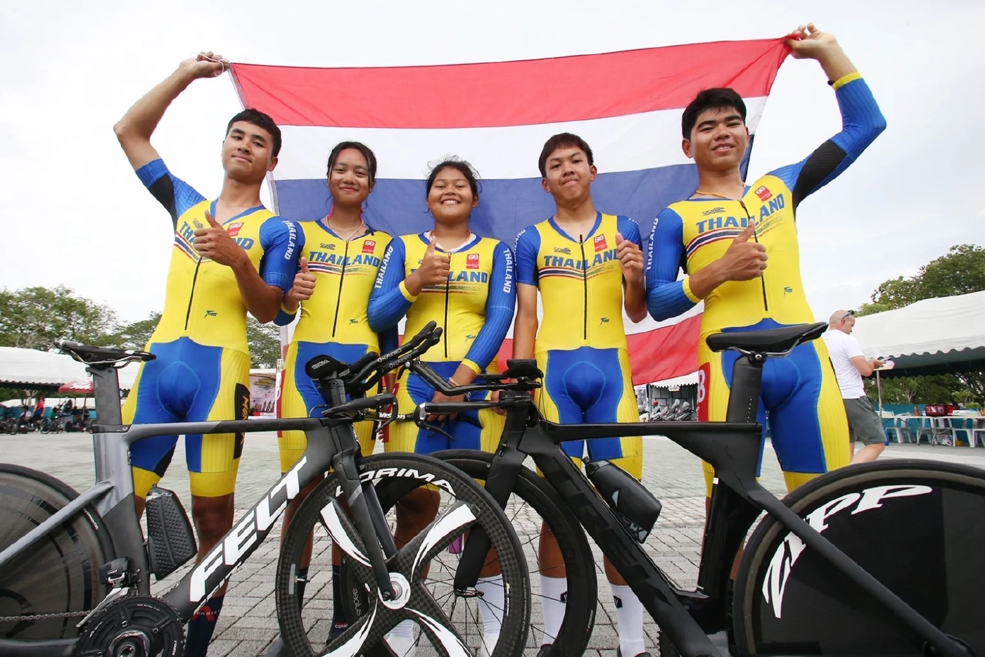 นักปั่นเยาวชนไทยคว้าเหรียญเงินสองล้อประเภทถนนชิงแชมป์เอเชีย