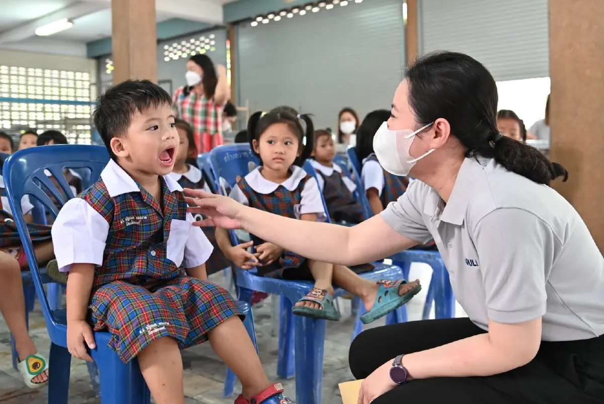 กัลฟ์ ผนึก ทันตะ จุฬาฯ ลงพื้นที่จัดกิจกรรม GULF Sparks Smiles 2023 หน่วยที่2