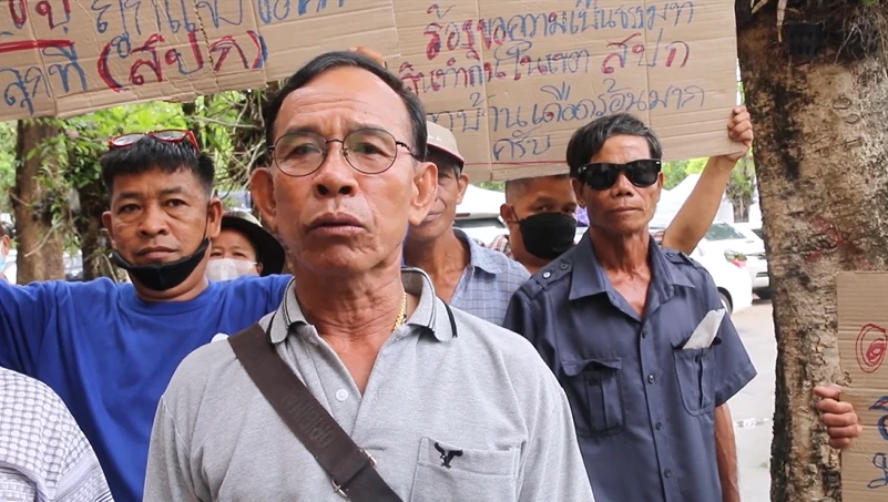 พ่อเหมย บุญทา 71 ปี ตัวแทนเกษตรกร