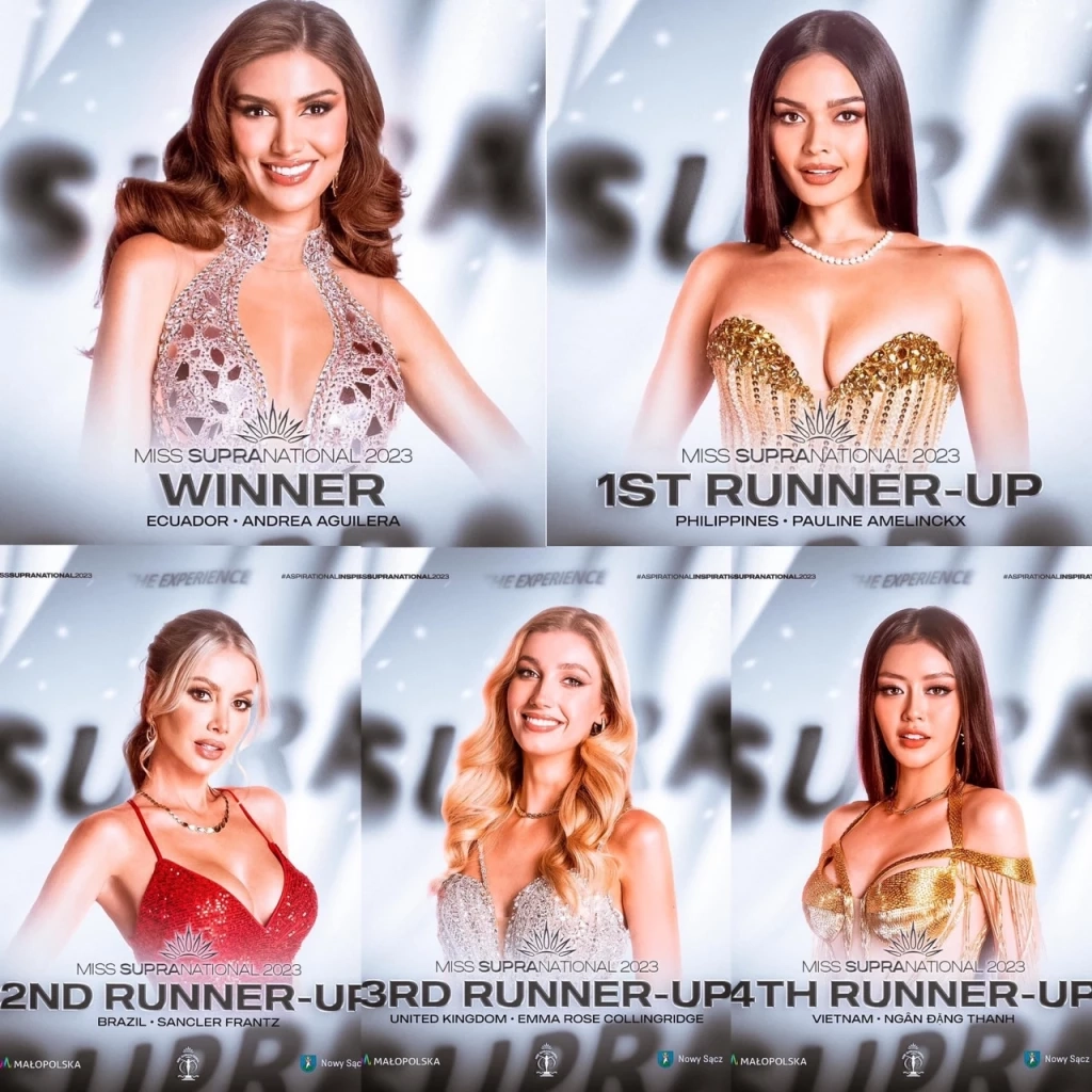 เฟิร์สหวัง คว้าชุดประจำชาติยอดเยี่ยม มงลงเอกวาดอร์ มิสซูปร้าเนชันแนล 2023