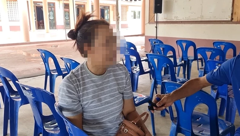 นางสมร สมุหศิลป์ อายุ 56 ปี ญาติของเสี่ยโก้