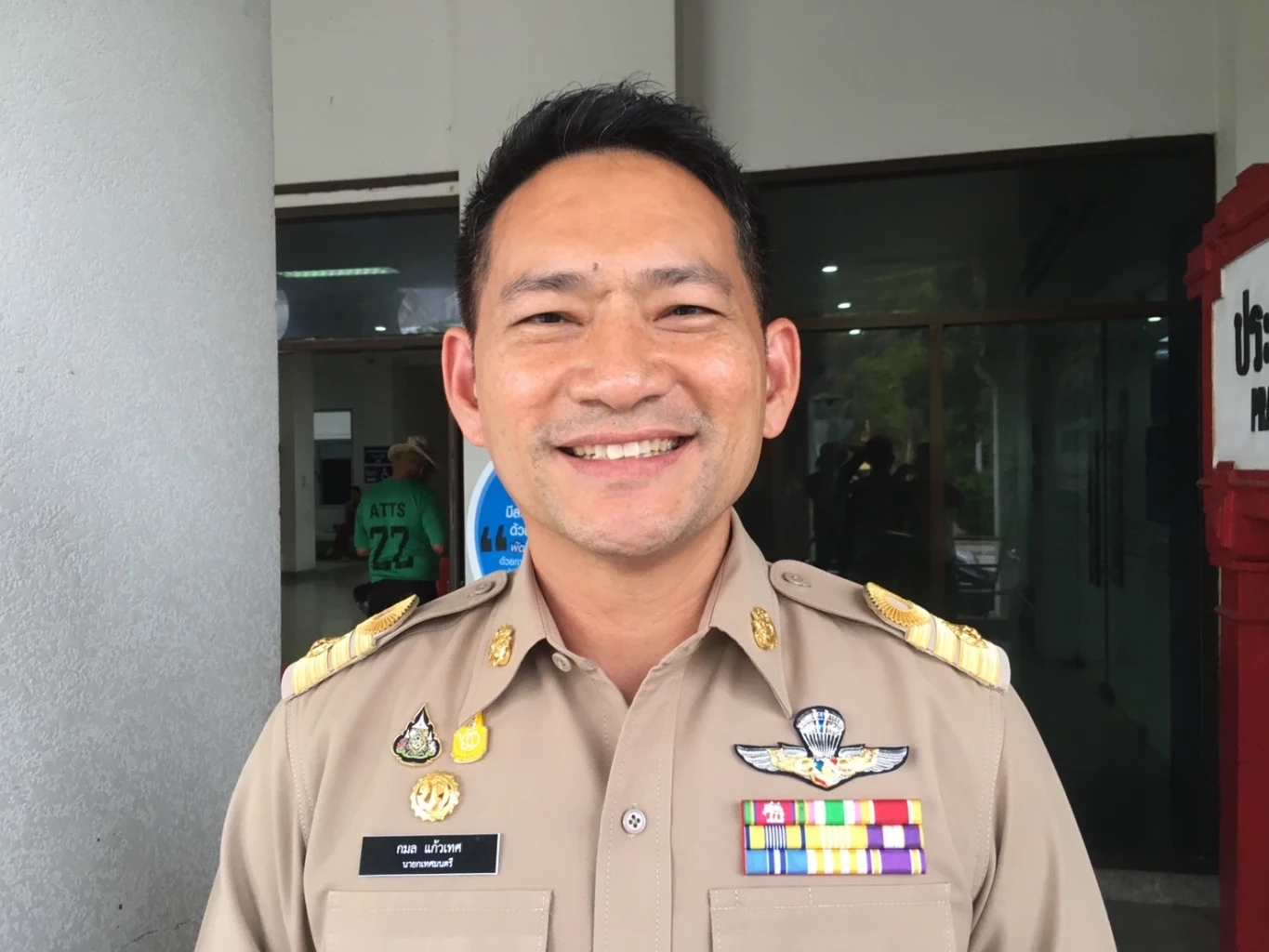 นายกมล แก้วเทศ นายกเทศมนตรี เทศบาลเมืองประจวบคีรีขันธ์