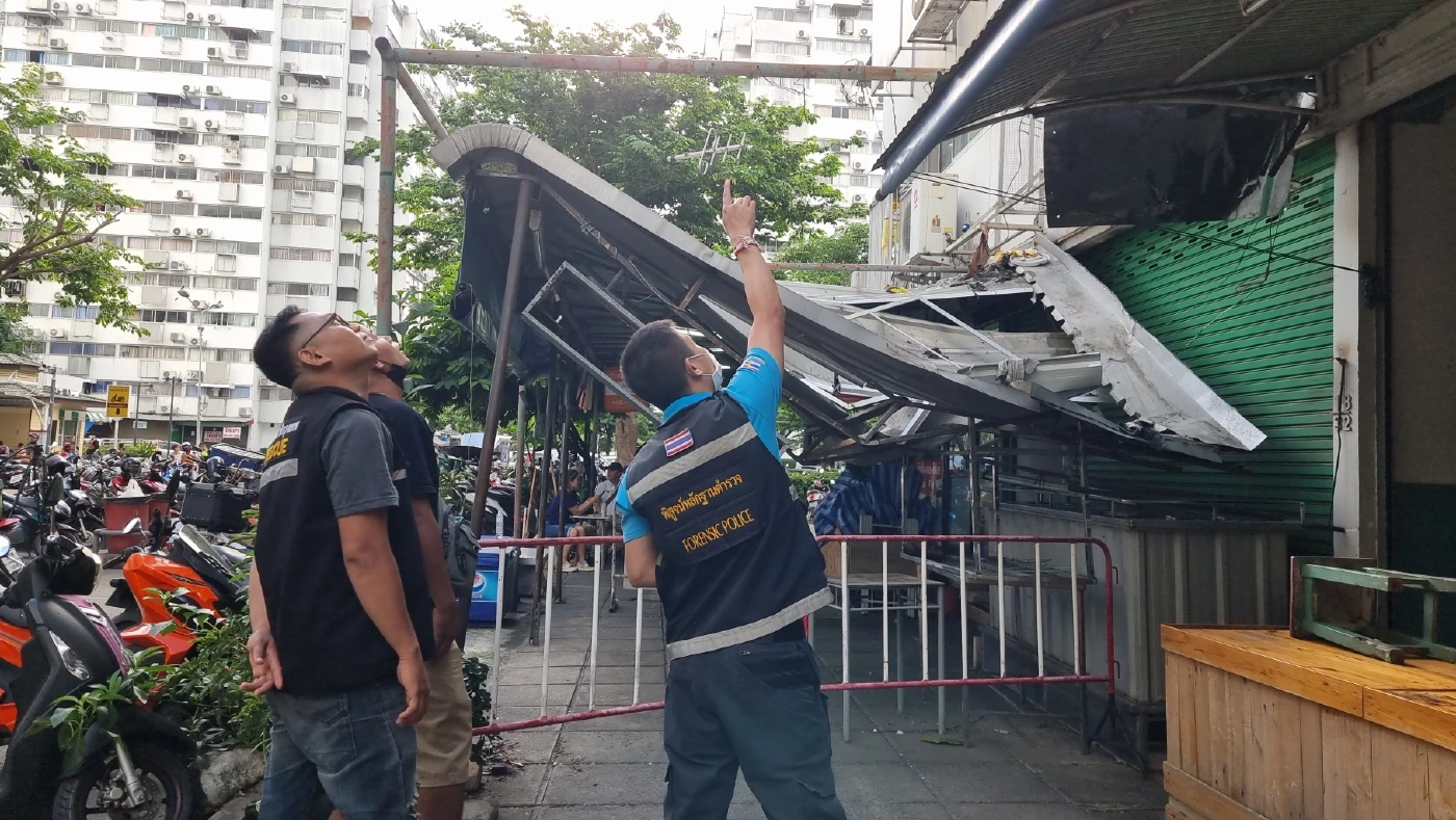 เปิดภาพวงจรปิด โจรบุกแทงบนคอนโด ยายวัย 65 ชี้ภาพคนร้าย ตร.จ่อหมายจับ