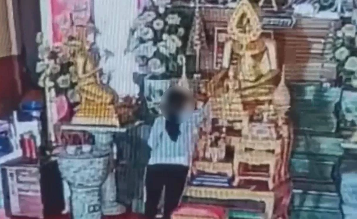 โจรสาวคราบนักบุญ ย่องฉก "หลวงพ่อขาวจำลอง" แต่ยกไม่ขึ้น