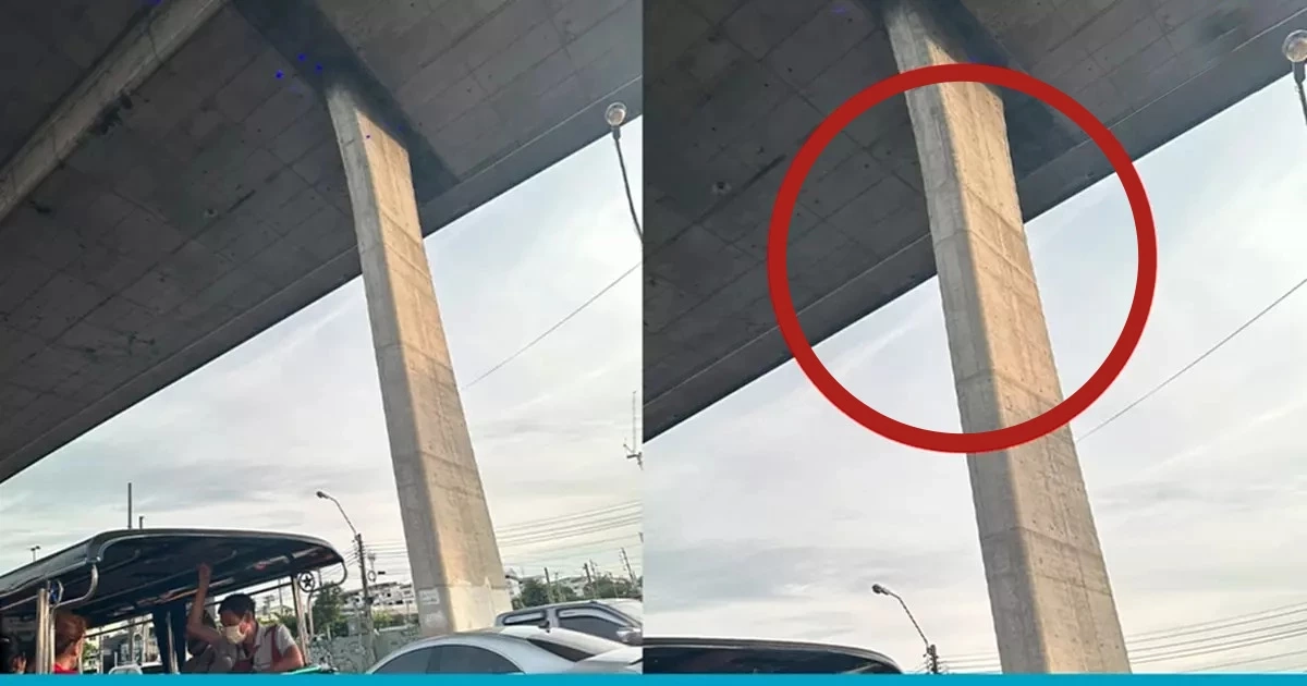 นทท.ต่างชาติสุดอึ้ง เสาตอม่อไทย บางไปไหม น่ากลัวกว่าแผ่นดินไหวซะอีก