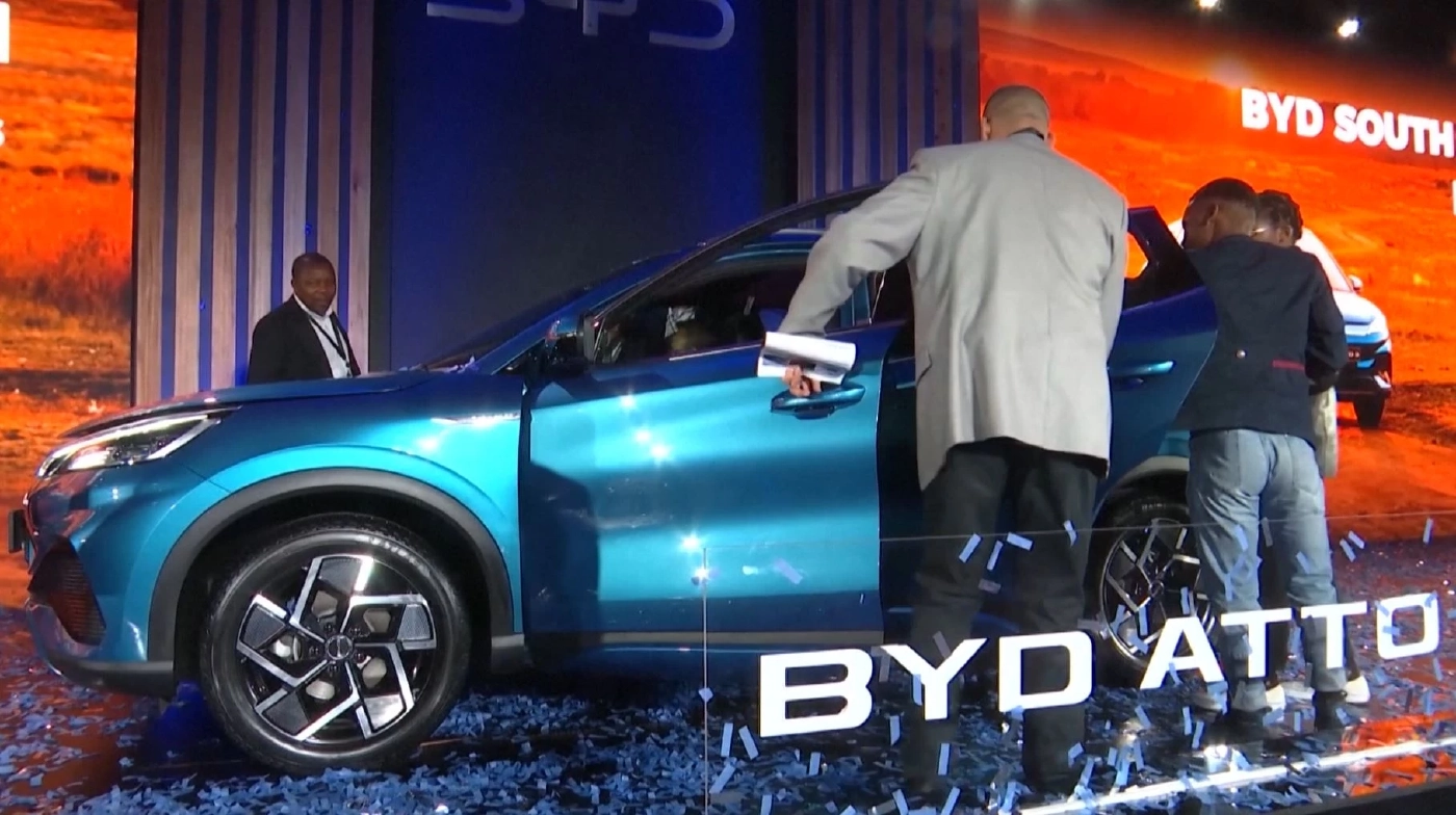 รถยนต์ไฟฟ้าจีน BYD บุกตลาดแอฟริกาใต้ (คลิปข่าว)