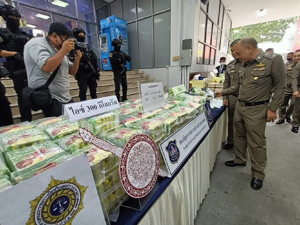 ปส.สกัดเครือข่ายยาเสพติดทั่วประเทศ ยึดยาบ้า 6.7 ล้าน ไอซ์ 301 กิโล