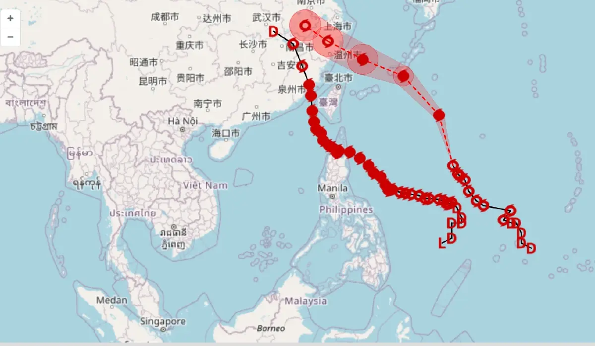 อุตุฯ เตือนร่องมรสุมปกคลุมประเทศไทย 28 จังหวัด "ฝนตกหนักมาก"