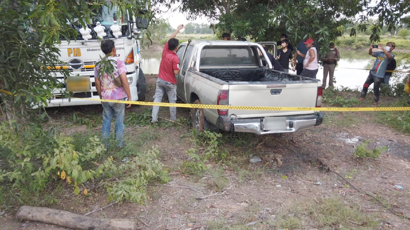 ด่วน! เจอหลักฐานสำคัญ คดีหึงโหด ยิงโปรกอล์ฟ-แคดดี้ เมืองกาญจน์ ในรถจมสระน้ำ