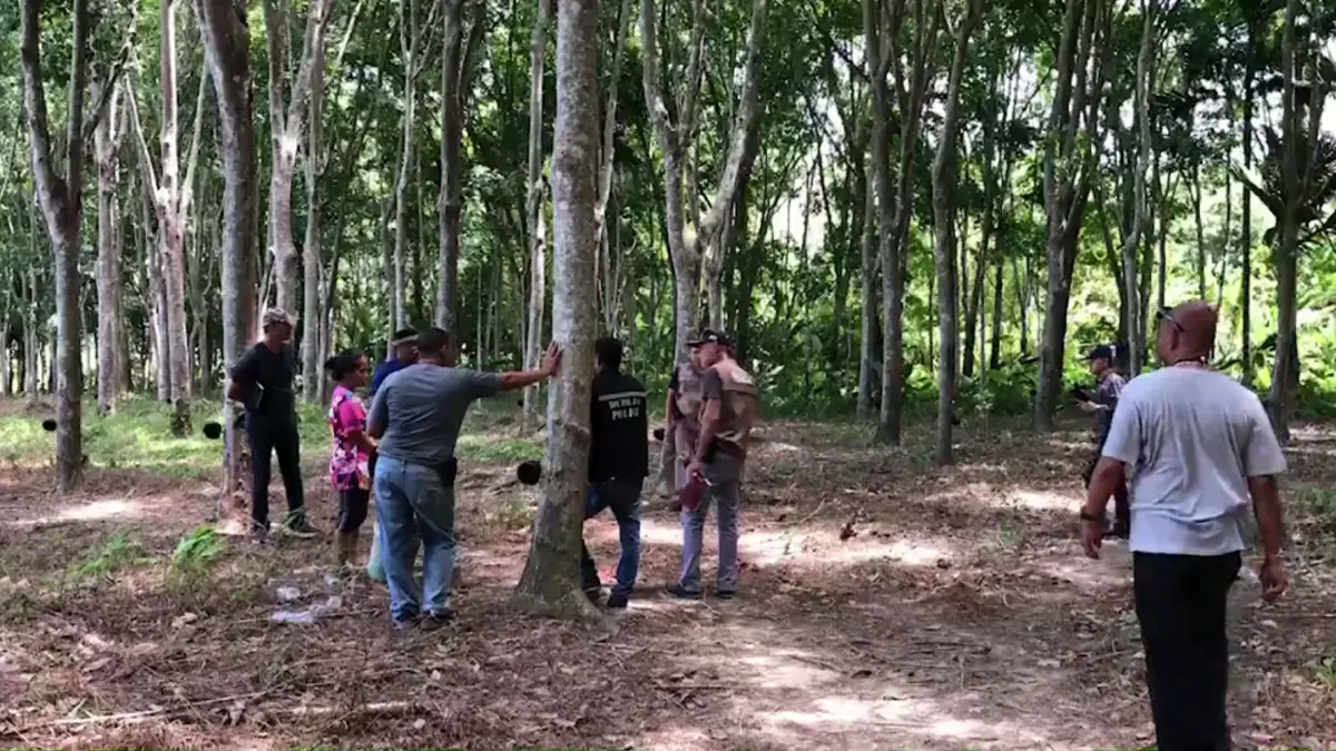 รวบแล้ว ลูกเลี้ยงมือสังหาร"ผู้หมวด" ทิ้งร่างในสวนทุเรียน ปมมรดกที่ดิน