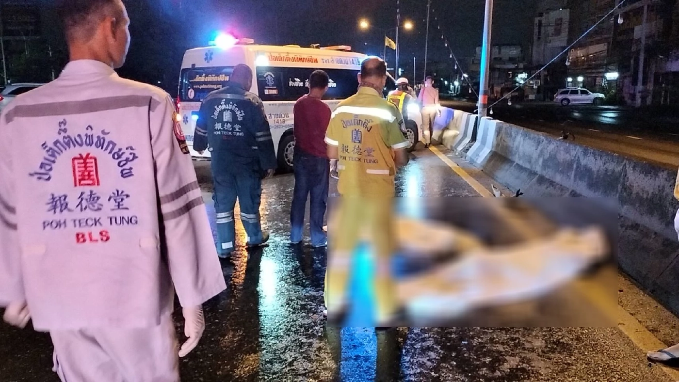 หกล้อซิ่งแซง จยย. เสียหลักชนนักศึกษา ม.ดัง ดับ 2 สาหัส 1