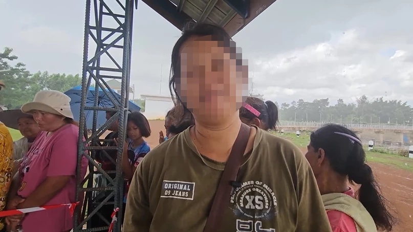 น.ส.เสาวลักษ์ โพธิ์ชัย แม่ของ น.ส.ศิรินทิพย์