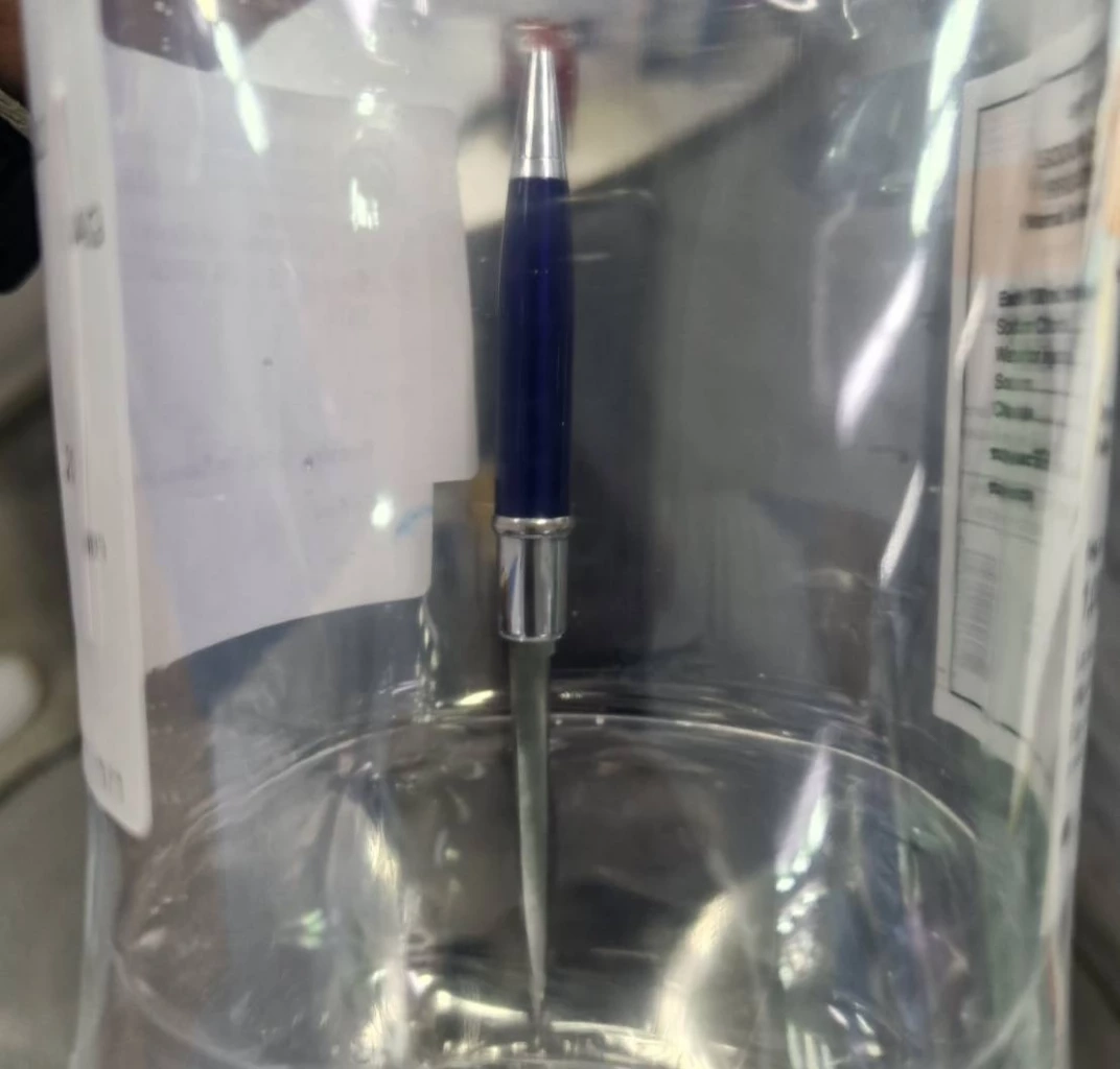 อาวุธที่พบในตัวผู้เสียชีวิต